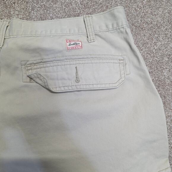 Y2K Relaxed casual Utilitarian Cargo Twill Shorts Levi Strauss Signature sz 36 - Picture 11 of 14